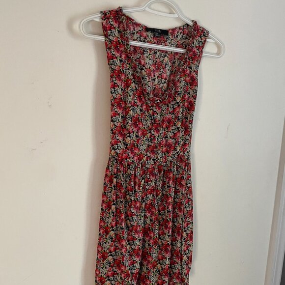 XXI Forever 21 Red Floral Sleeveless Top - Picture 5 of 10